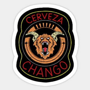 Cerveza Chango Sticker